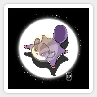 Flying to the Moon Sticker